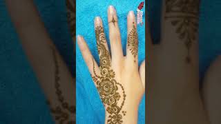 نقش خفيف للبنات/ نقش هندي سهل henna designs/ new henna indian/ mehndi designs / simple henna #shorts