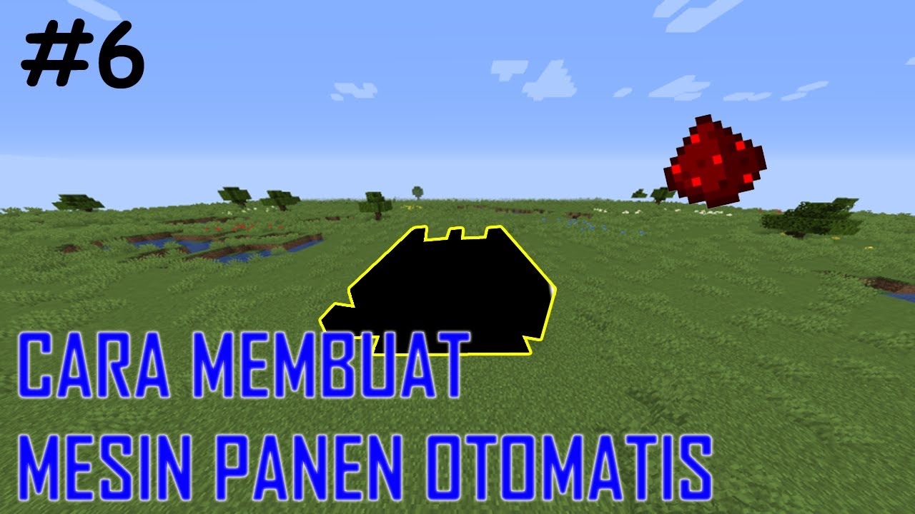 CARA MEMBUAT  MESIN  FARM OTOMATIS Minecraft Tutorial  PC 