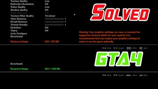 How to Fix Low Memory problem (Error) in GTA 4 on Low end pcs Easyway