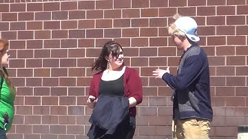 Sneezing Silly String on People (Reupload)