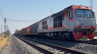 [รถไฟไทย] Freight Train No.556 Nong Khai - Laem Chabang Locomotive CRRC CDA5B1 / QSY No. 5202