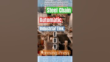 Automatic Steel Chain Making Machine | Industrial Link Forming Press