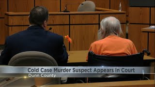 Murder suspect in Dunn County cold case appears in court