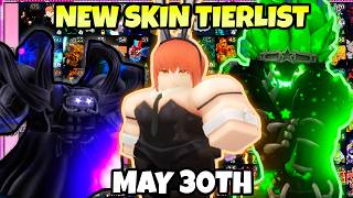[YBA] INSANE NEW PKER SKIN TIERLIST MAY 30TH...