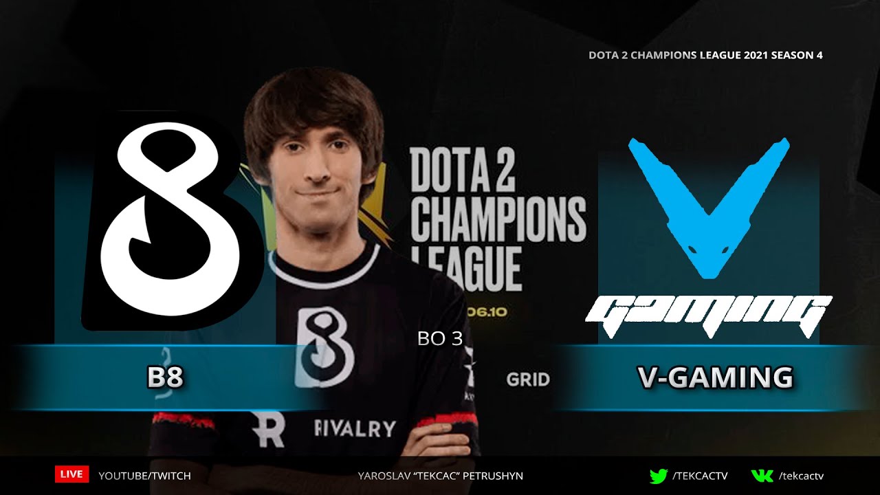МАТЧ НА ВЫЛЕТ🔴B8 vs V-Gaming | D2CL 2021 S4 | Cast Tekcac