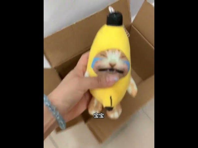 The kitten is so cute, how can you abandon the banana cat casually? The pendant, the banana cat kno