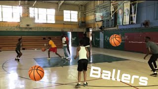 4 Vs 4 Basketball In An Abandoned GYM  (Uncut)