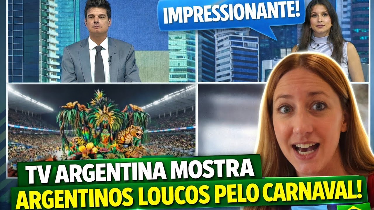 TV ARGENTINA MOSTRA ARGENTINOS LOUCOS PELO CARNAVAL! 🇦🇷🇧🇷     #fyp #viral #motivação #curiosidades