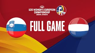 Slovenia v Netherlands | Full Basketball Game | FIBA U20 Women's European Championship 2023
