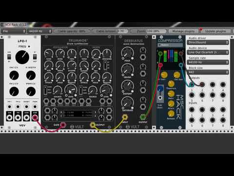 VCV RACK DEMO (old version) | Vult - Trummor 2
