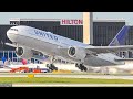 25 minutes of non stop big plane takeoffs and landings at ord  chicago ohare plane spotting