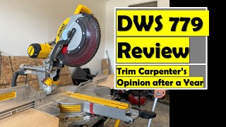 Is the DeWalt 12" Sliding Miter Saw Any Good? | DWS779 Professional Trim Carpenter
