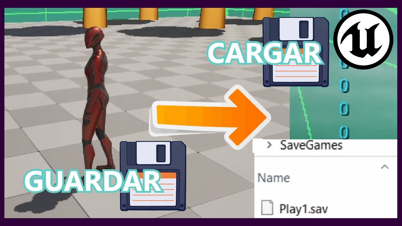 Guardar y Cargar Archivos de Datos Unreal Engine 5 - Tutorial