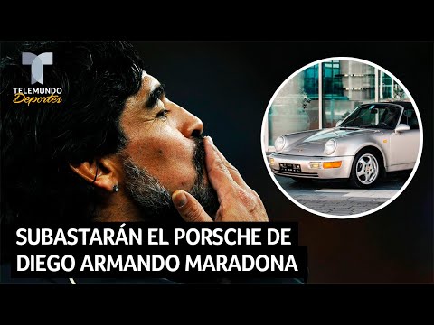 Subastarán el Porsche de Diego Armando Maradona | Telemundo Deportes