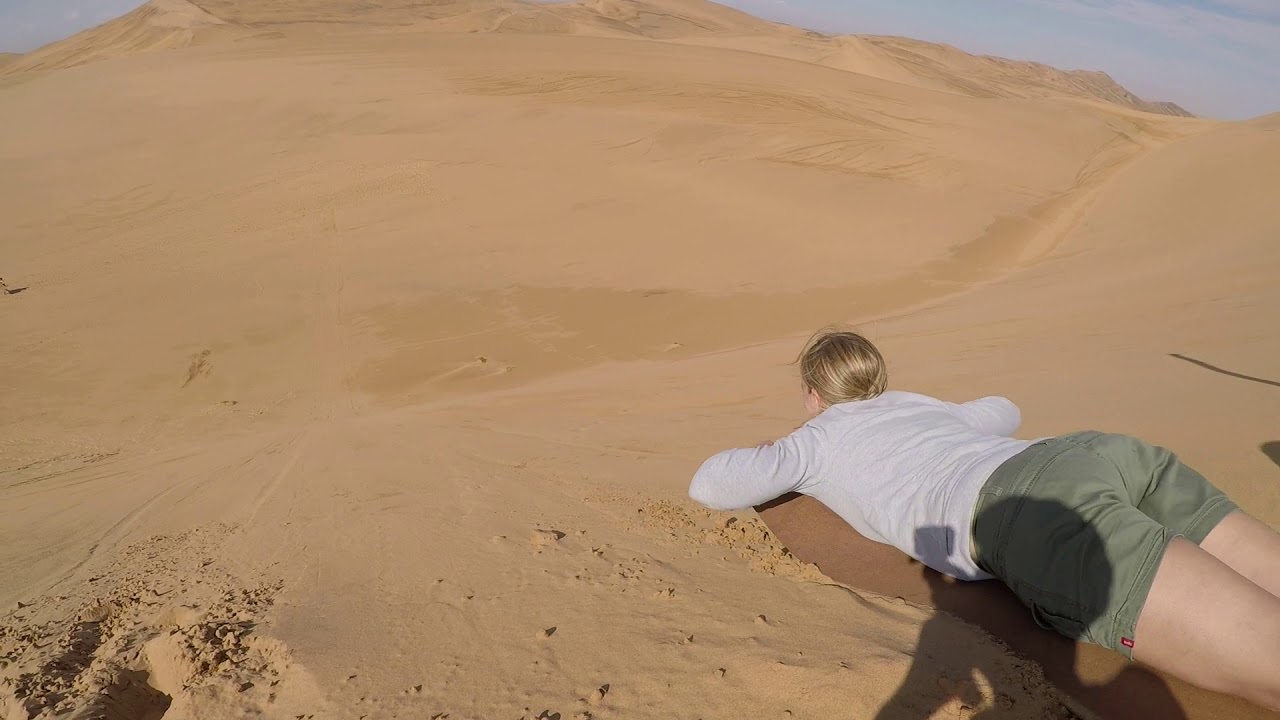 sandboarding Swakopmund