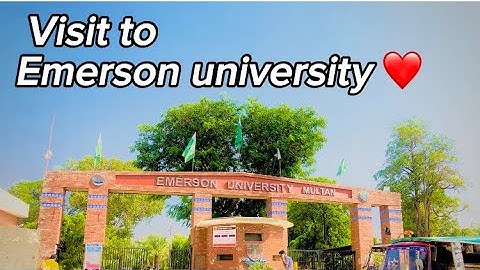 Visit to Emerson university multan#multan #university #trending