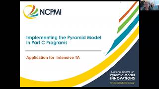 (Q&A session) Intensive TA: Implementation of the Pyramid Model within Part C Programs