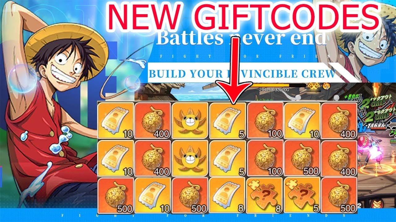 New World Vigour Voyage New 19 Giftcodes - One Piece RPG Android