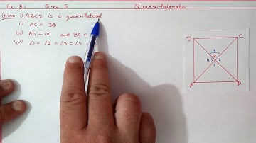 Chapter:8 Ex.8.1 (Q.5) Quadrilaterals | Ncert Maths Class 9 | Cbse.