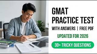 Pass GMAT Fast: 2026 Free Practice Test & Answers PDF | Score 700+ With New Exam Patterns