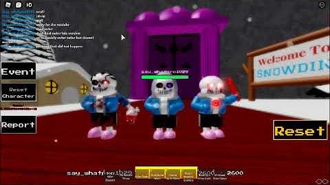 ultimate sans battle (Test Place) Bigger Character (800k souls - 18 resets + 4040404 souls) showcase