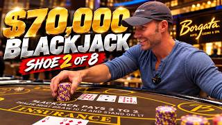 I Brought $70,000 to Play Blackjack...Here's what happens when you send it w/ $10,000 MAX BET HANDS