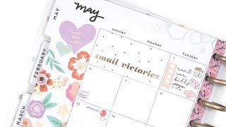 Plan With Me Monthly - May: Mambi | The Happy Planner 2018