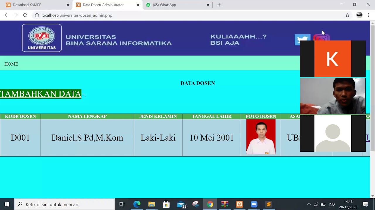 tugas UAS web programming kelompok 2 UBSI - YouTube