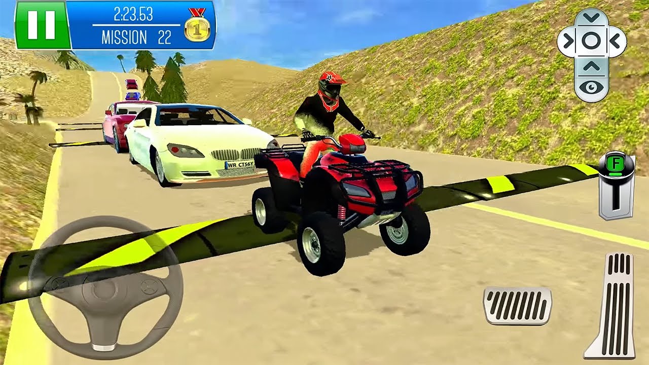 Quad Bike Offroad Driving - ATV Mountain Bike Driver Simulator Android Gameplay