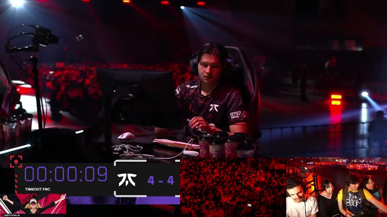 Fnatic Leo washing his face at the stage. - VCT MASTERS Tokyo 2023 - Grand Finals