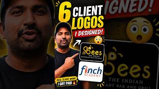 👉 I Designed These Logos & Got Paid 💰 #logodesign #youtubeshorts #graphicdesigner
