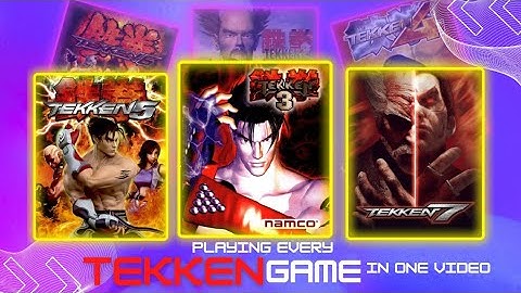 Playing EVERY TEKKEN Game In One Video [HINDI]