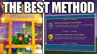 The BEST Method to Grind Lucky Blocks in Garden Tower Defense