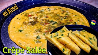 Recette Crêpe Salée Mauricien Facile En Kreol