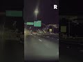 DRIVER CRASH WHEN TRYING TO TAKE A LATE EXIT