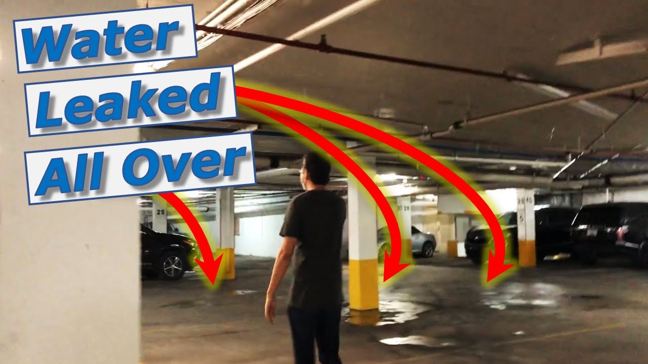 Analysis Garage Video BEFORE Condo Collapse Water Everywhere YouTube
