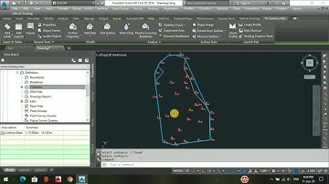 CIVIL 3D TUTORIAL, CIVIL 3D SURFACE CREATION(USEING 3DPOLY LINE).