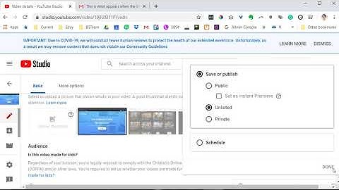 Settings -- Allow video embed on other sites