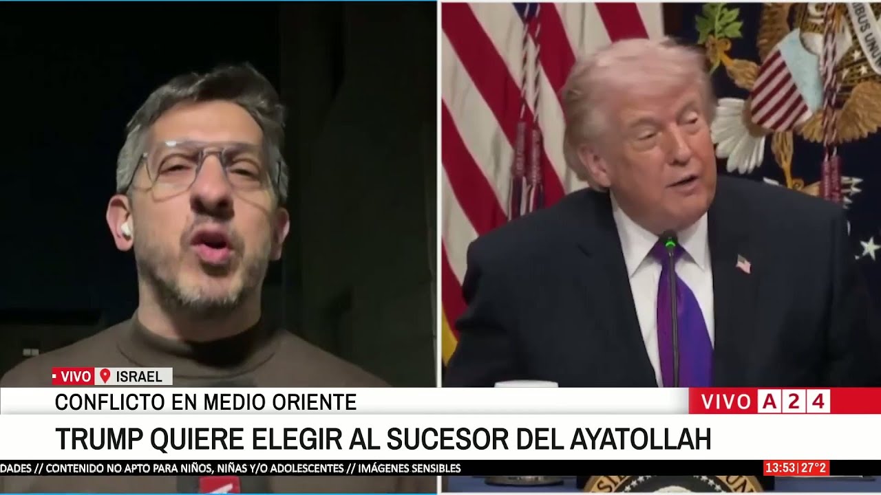 🔴 DONALD TRUMP QUIERE ELEGIR AL SUCESOR DEL AYATOLLAH: RECHAZA AL HIJO DE JAMENEI