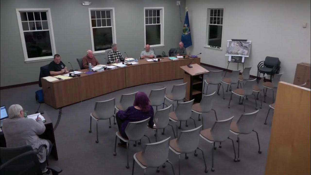 Planning Board Public Hearing & Regular Meeting December 20, 2023