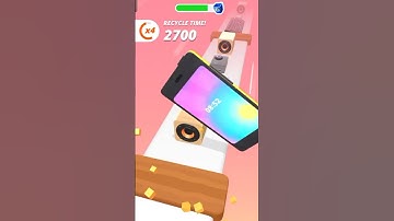 Perfect slice game 3D viewing #Mobile cutter to cut anything #viral video#