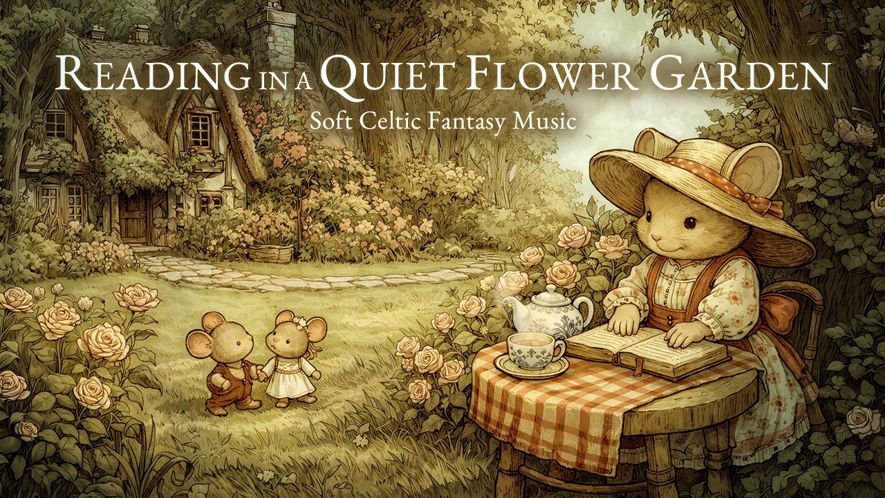 [Кельтская музыка] Учеба и отдых – Чтение в тихом цветочном саду