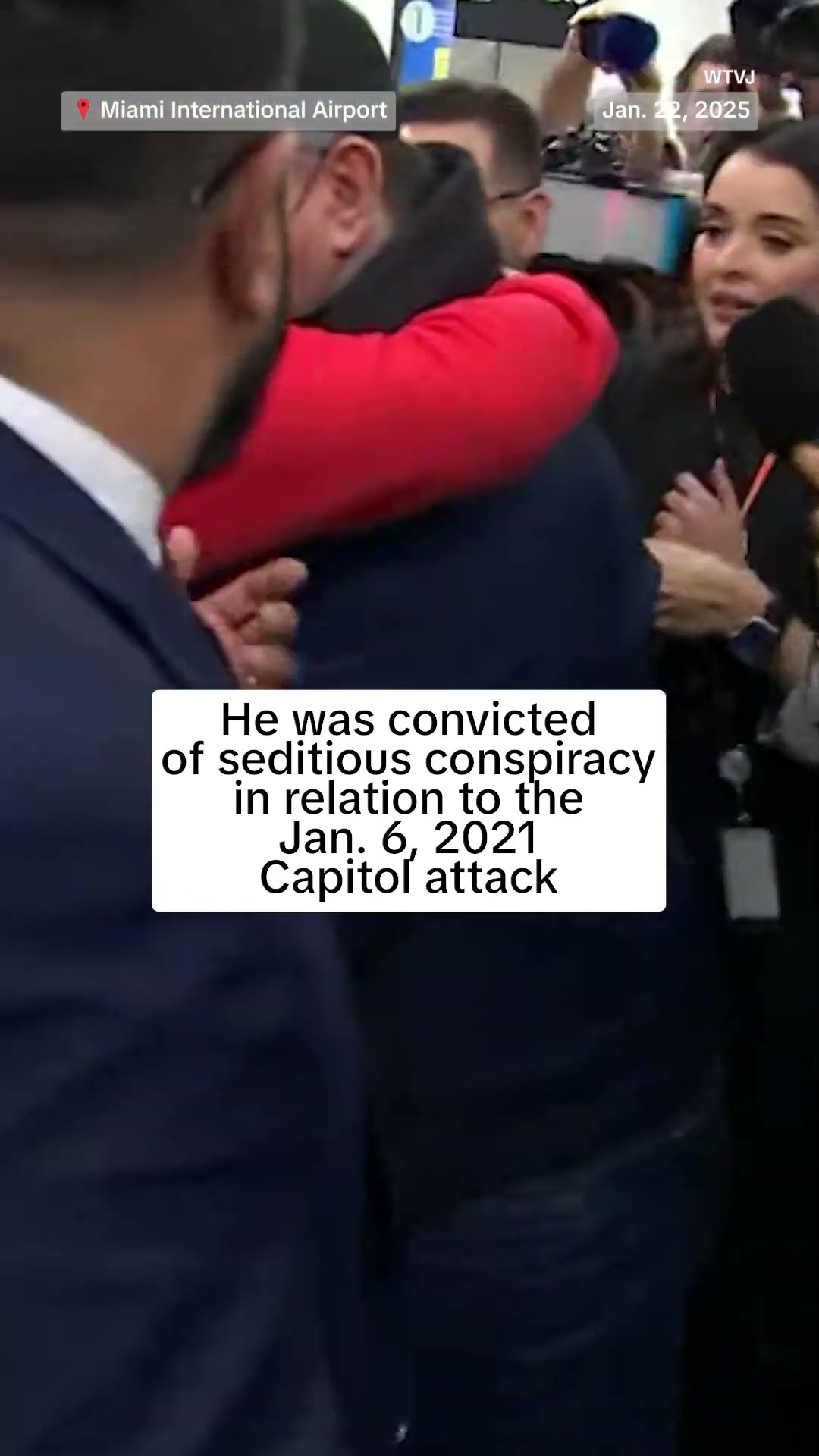 Ex-Proud Boys leader Enrique Tarrio lands in Miami after being released from prison