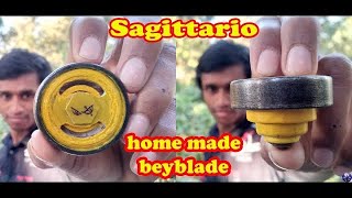 How to Make Home madeBeyblade Segittario form Bearing |Beyblade Metal Masters|