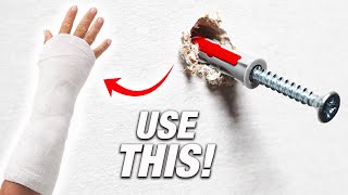 FIX Loose And Damaged Drywall Anchor Plugs in SECONDS! 3rd Method Is the FASTEST! How To DIY