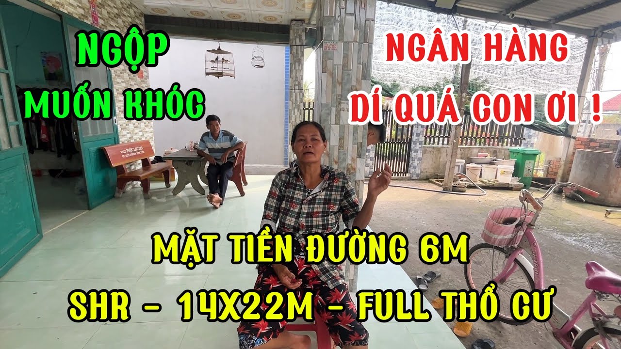 Cứu giúp 2vc cô đẹp. nợ dí quá bán căn nhà shr 14x22m phun thổ cư .thông 2 đầu ra tl9 về hóc môn