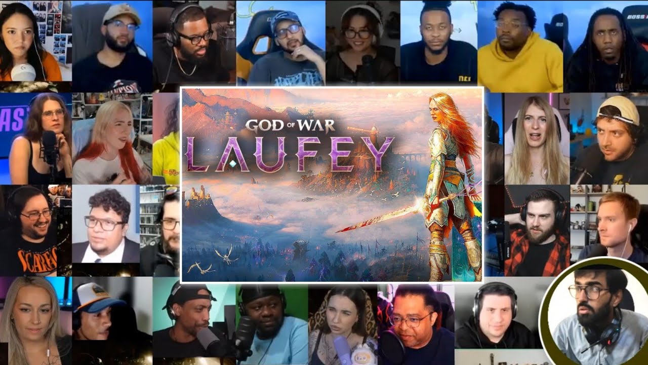 God of War Laufey - Gameplay Reveal Trailer Reaction Mashup | PS5 Games