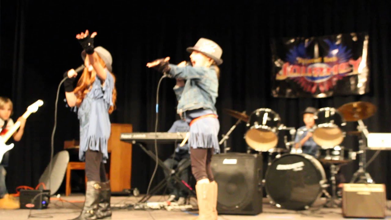 Painted Rock Elementary Don't Stop Believin' 2015 YouTube