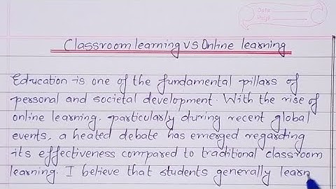 Classroom learning vs Online learning #essay #essaywriting #education #class #nibandh #hindi #upsc