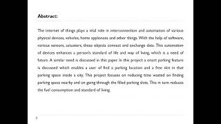 Smart Cloud-Based Parking System using raspberry pi and machine learning for Smart Cities